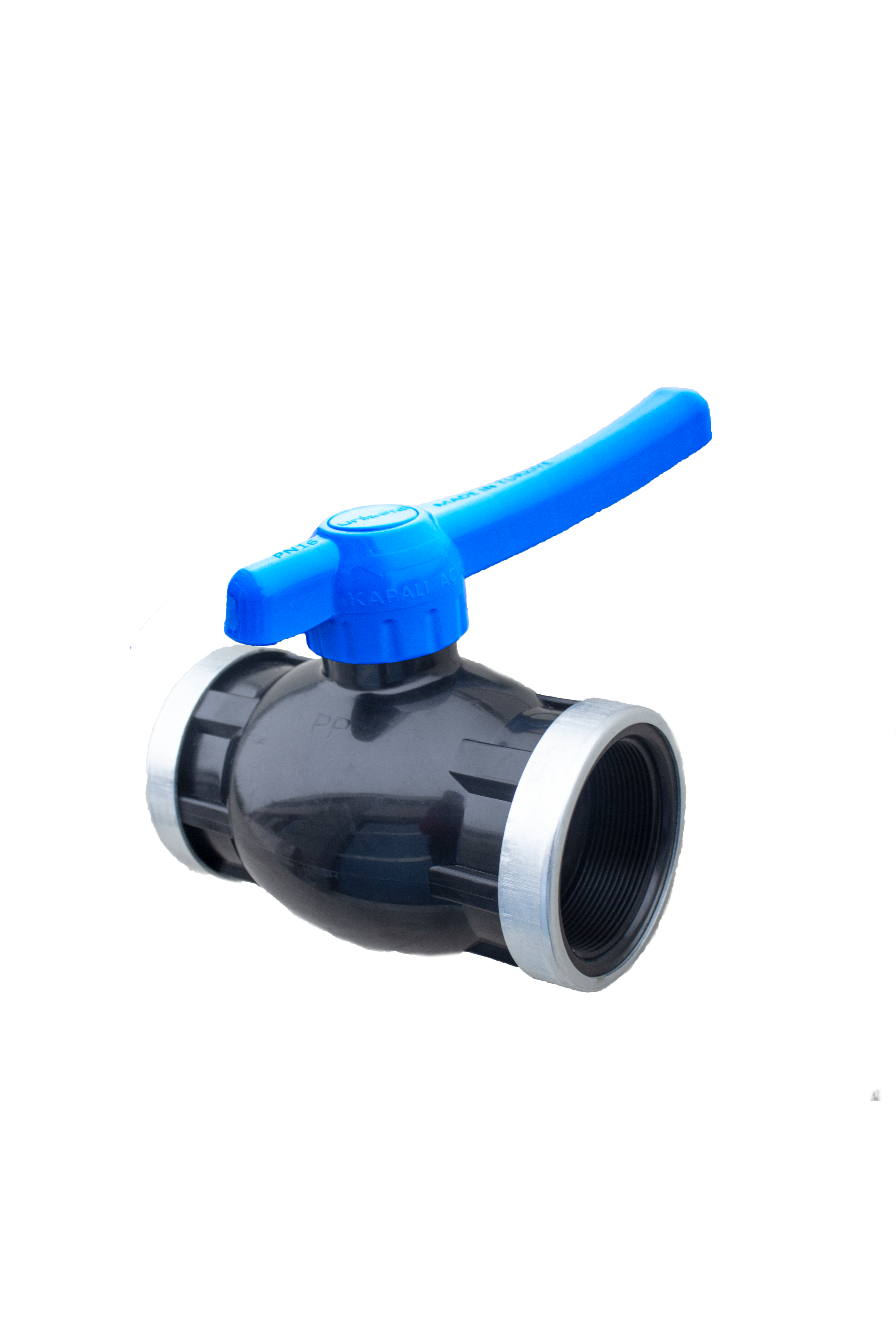 PP Plastic Ball Valve Chrome Protected Female Threaded